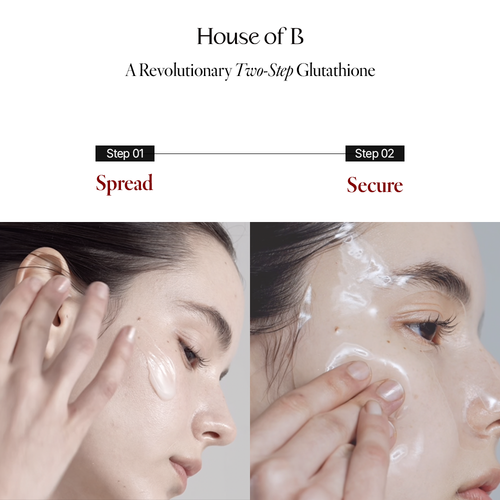 House of B Maschera Pellicola Viso Glutatione 2 Fasi 1pz o 3pz o 5pz Maschera Viso - Foto 3 di 12
