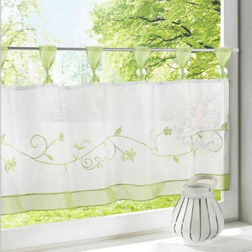 Available Cafe Panel Kitchen Bathroom Ready Made Voile Net Curtains 6 Size - Picture 46 of 71
