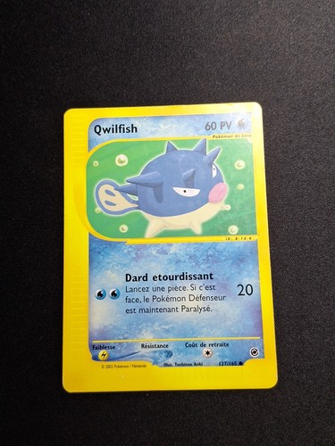 Qwilfish 127/165 Wizards Expédition Carte Pokémon FR - Picture 1 of 6