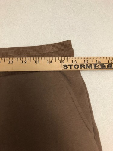 Neu ohne Etikett Under 510 Fleece gefütterte Jogginghose für Herren 32/24 hellbraun zum Überziehen Baumwollmischung - Bild 10 von 12