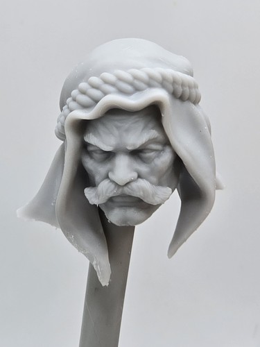 3d Printed COD WARFARE DESERT WARRIOR HEAD#10 1:12 6" Classified Legends SCALE - Picture 3 of 3