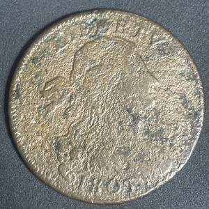1803 Draped Bust Cent Corrosion
