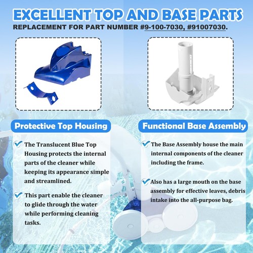 9-100-7030 Top & Base Assembly for Polaris Vac-Sweep 380/360 Pool Cleaners - Picture 4 of 9