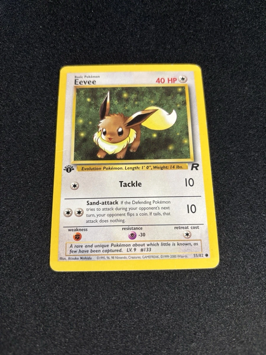 Eevee Pokémon TCG 1st Edition Individual Trading Card Games for