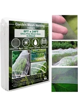 Ultra Fine Garden Mesh Netting,  Plant Covers 8'x24' Garden Netting for Prote...