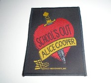 ALICE COOPER SCHOOL'S OUT WOVEN PATCH