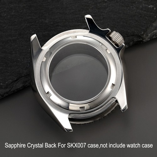 33mm Transparent Sapphire Glass Watch Case Cover For Seiko SKX007 SKX009 SKX173 - Picture 8 of 24