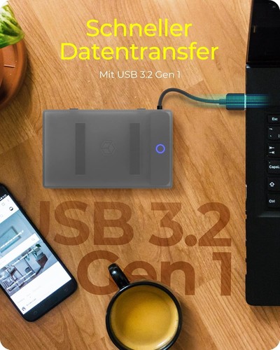 ICY BOX SATA na USB Adapter do 2,5" HDD / SSD, adapter dysku twardego, USB 3.2, U - Zdjęcie 5 z 7