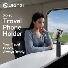 Ulanzi SK-20 Travel Phone Holder Clamp Tripod Holder for Travel Vlogging