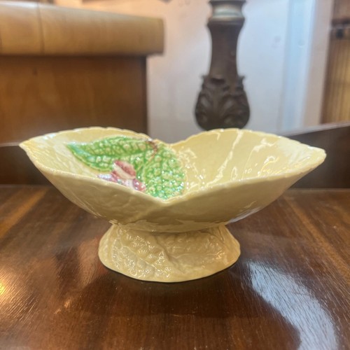 Carltonware Fox Glove Leaf Pedestal Dish