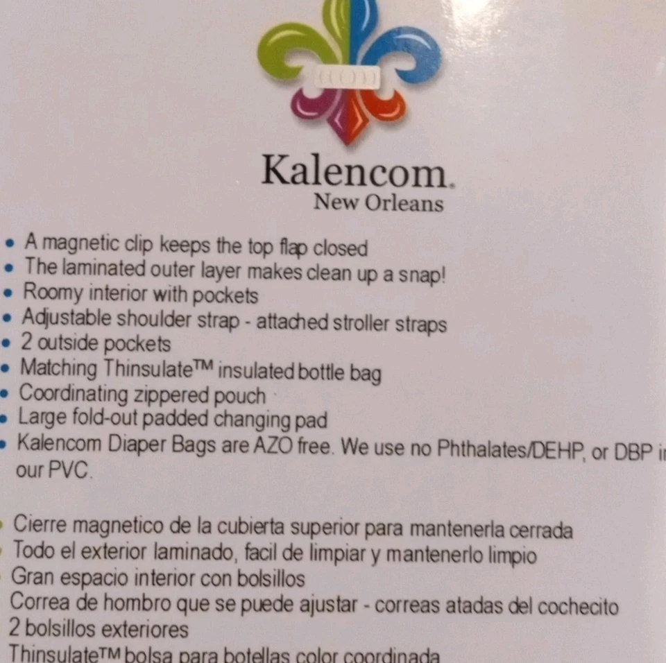 Colección Cuchara Plata Kalencom - Bolsa de Pañales Resistente al Agua y Accesorios Foto 3 de 4