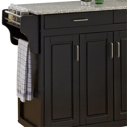 Homestyles Create-a-Cart Küchenwagen aus Holz in Schwarz - Bild 5 von 24