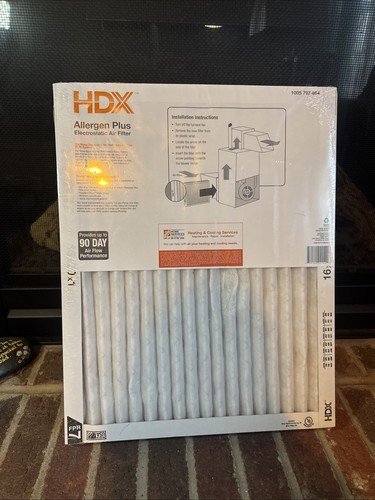 16 in. x 20 in. x 1 in. Allergen Plus Pleated Furnace Air Filter FPR 7 (2-Pack) - Picture 4 of 6