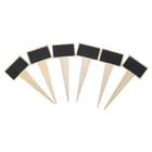 6 Pcs Mini Chalk Board Chalkboard Labels Hanging Sign Message Signs