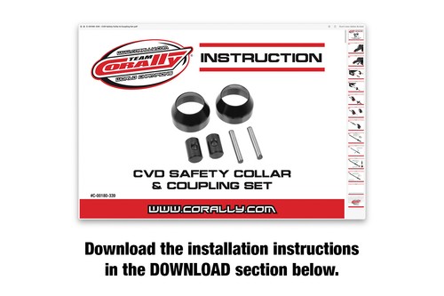 Team Corally CVD Safety Collar & Coupling Set 2pcs / C-00180-339 - Bild 2 von 3
