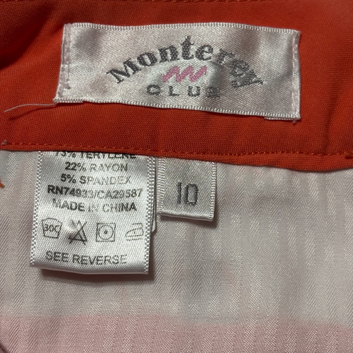 Lote de Pantalones Cortos de Golf Monterey Club Mujer Talla 10 Gris Verde Azul Naranja Informales Activos - Imagen 21 de 22