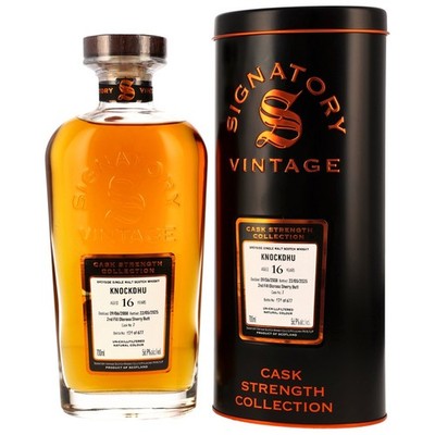KNOCKDHU 2008 - 16yo - Oloroso Sherry Cask Signatory Vintage Cask Strength 56,9%