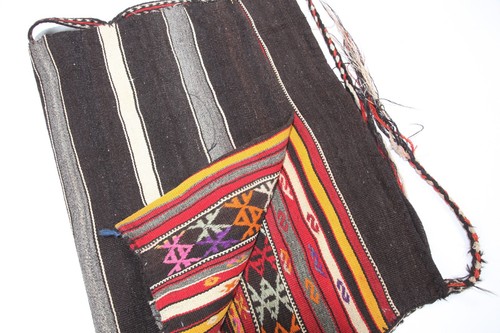 Vintage Turkish Handmade Kilim Çuval – Oversize Cushion & Home Decor - Picture 11 of 11
