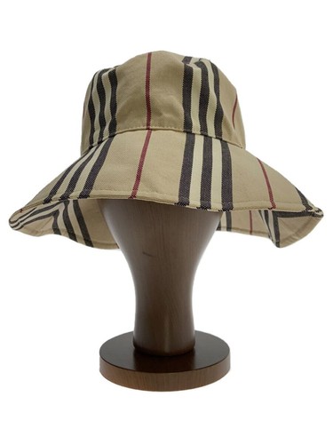 BURBERRY LONDON Hat L Cotton BEG Ladies - Picture 1 of 7