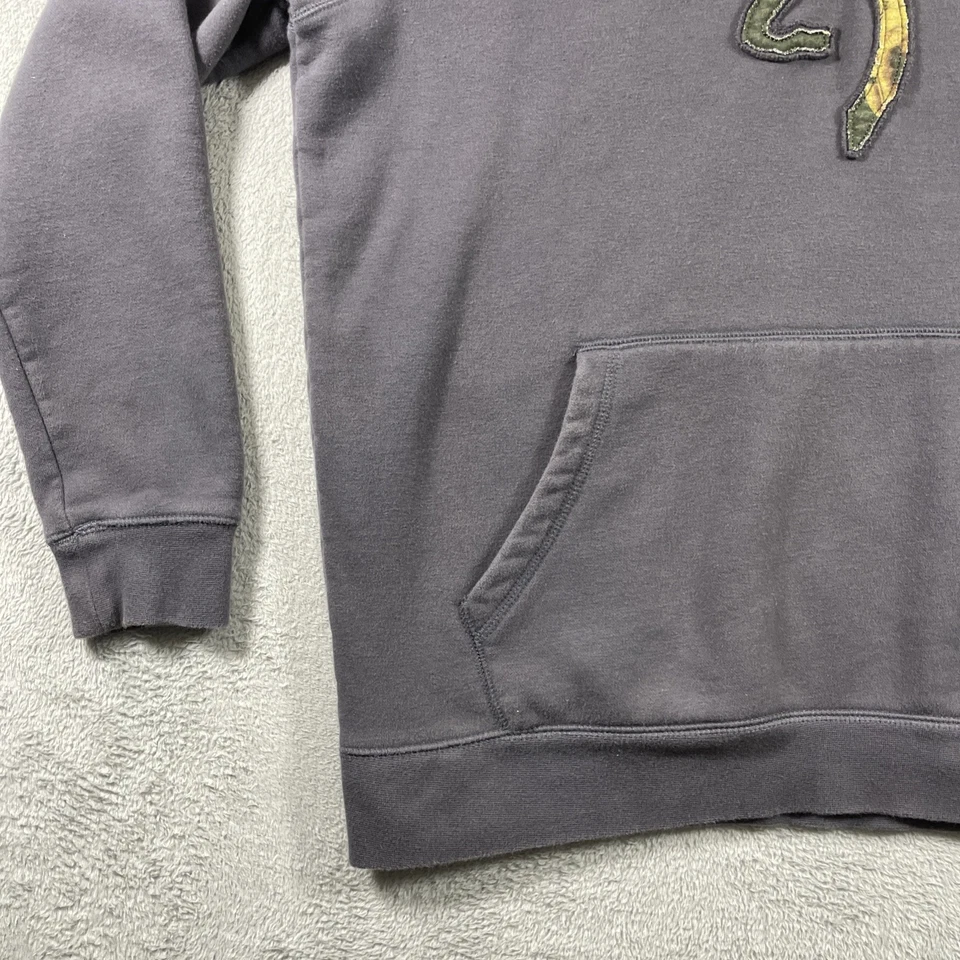 Sudadera con Capucha Browning Buck Logo Adulto Grande Gris Pullover Exterior Caza Sudadera Foto 4 de 4