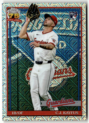 2026 Topps Chrome 75 Years MLB No. 91C-36 C.J. Kayfus Rookie Mojo