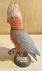 VTG JIM BEAM 1979 SOUTH AUSTRALIA PINK COCKATOO BIRD CERAMIC DECANTER 12" TALL