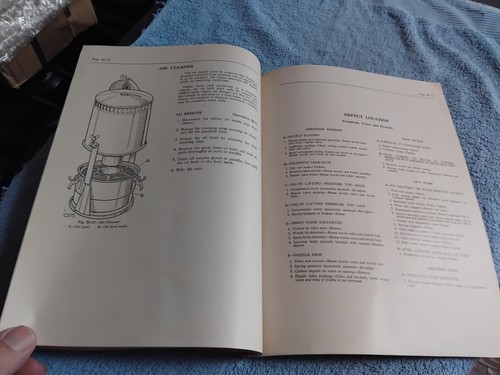 Land Rover Series 1 1957 Genuine Factory Workshop Manual High Speed Diesel VGC I - Picture 15 of 23