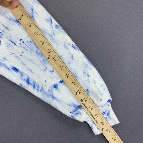 Vintage Jerzees Sweatshirt Herren Medium Rundhalsausschnitt blau Pinselstrich 50/50 hergestellt in den USA 90er - Bild 8 von 9