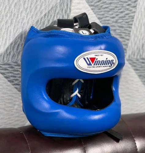 Winning Head Gear FG 5000 Boxing Head Guard Full Face Protection - Pure Leather - Picture 3 of 30