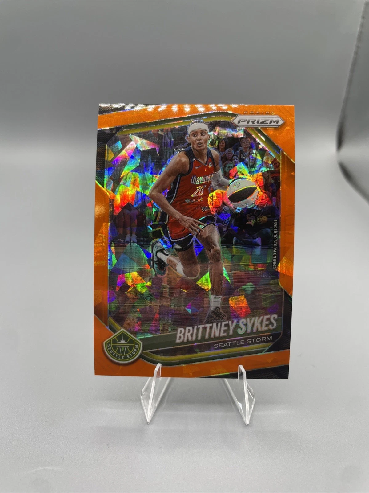 2025 Prizm Brittney Sykes #121 Orange Cracked Ice