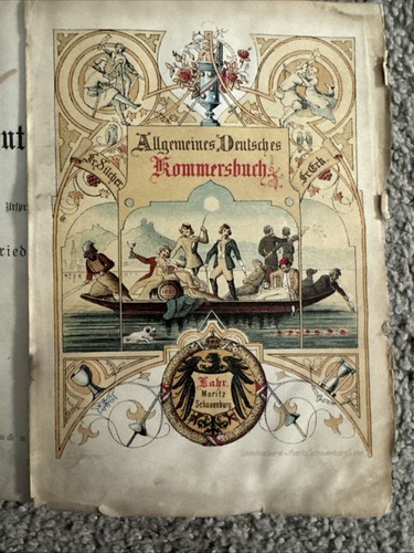 Allgemeines Deutsches Kommersbuch Antique German Songbook - Picture 11 of 24