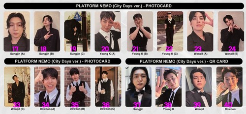 DAY6 - The DECADE Album book / platform Official PHOTOCARD WONPIL Young K 데이식스 - Picture 74 of 102