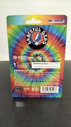 Medicom Bearbrick Grateful Dead Dancing Bears 100% Collectible Figure NIB - Picture 2 of 2