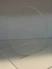 4-Pack -Acrylic Circle Disc-0.090" 3/32" thick-Clear-6" Diameter