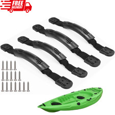 4 Pack Double Hole Kayak Carry Handles with Hardware for Ocean Kayak Lifetime