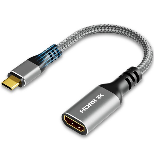 8K USB C to HDMI Adapter, Type-C Male (Source) to HDMI Female (Screen) Conver... - Picture 1 of 5
