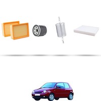Hoffcar Wartungskit - 4 Filter FüR VW Lupo 1.4 16V FSI 77KW Ab 2000