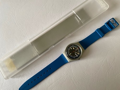 Rare vintage Swatch from 1985 : "Calypso Diver" (GM701) - unworn and running - Imagen 2 de 2