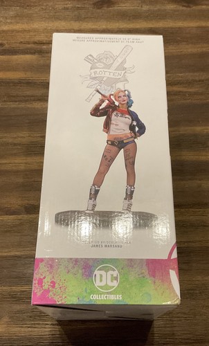 DC COLLECTIBLES HARLEY QUINN SUICIDE SQUAD 12.5 INCHES STATUE JAMES MARSANO NIB - Picture 4 of 6