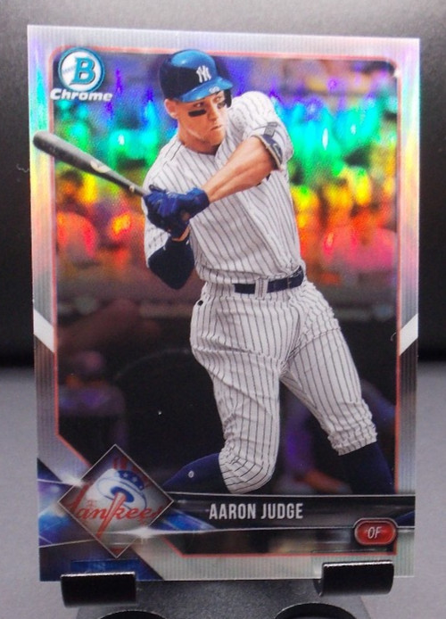 2018 Bowman Chrome Refractor #100 Aaron Judge /499