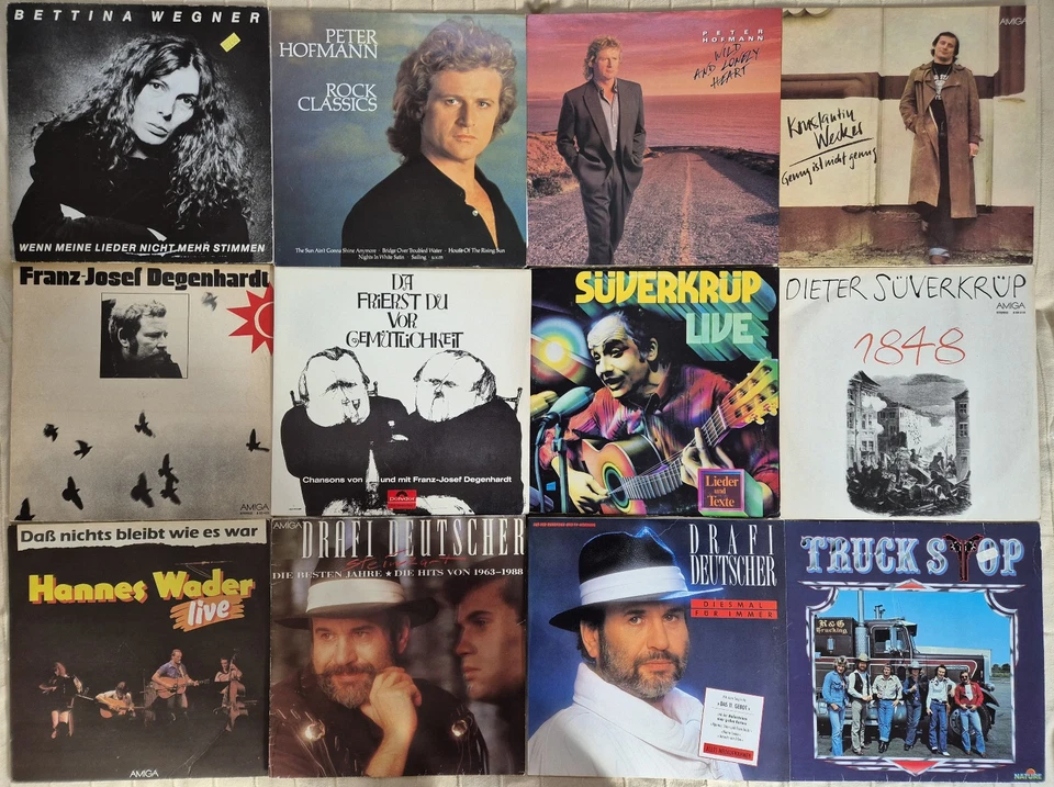 Konvolut / Sammlung - 98x LP - Deutscher Rock, Pop,  Schlager, Folk #1 - Bild 3 von 4