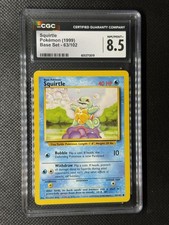 Pokemon TCG - Squirtle - Base Set - CGC 8.5