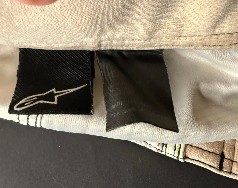 Alpinestars Board Shorts Para Hombres 36 11" Bañador Cuadros AOP Patinador Y2K Foto 3 de 4