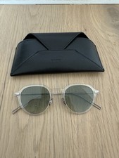 Dior Homme Diordisappear 1 Sunglasses White and Grey Lenses with Original Case