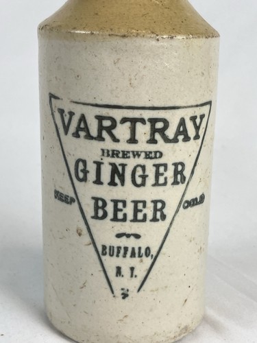 Ingwer Bier Flasche Vartray Buffalo, NY Steinzeug Keramik Stein Antik NY34 - Bild 3 von 9
