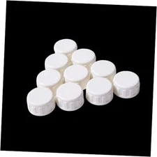 12 Pack 3/4 Inch PVC Female Thread End Caps, White Pipe Caps & Plugs 3/4 inch