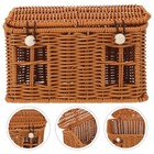  Basket with Lid Christmas Storage for Organizing Decorative Baskets Shelves