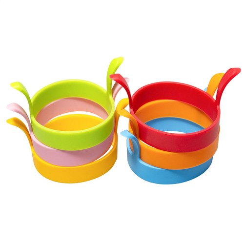 1-5X Silicone Egg Ring Egg Rings Non Stick Egg Cooking Rings Perfect Fried Egg - Bild 9 von 41
