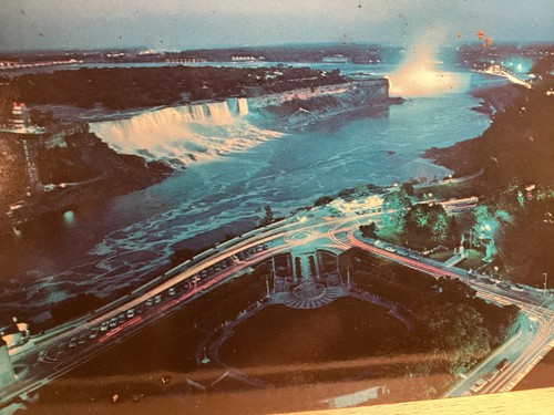 View of Niagara Falls from Oneida Tower: Niagara Falls, NY - Vintage Postcard - Picture 2 of 3
