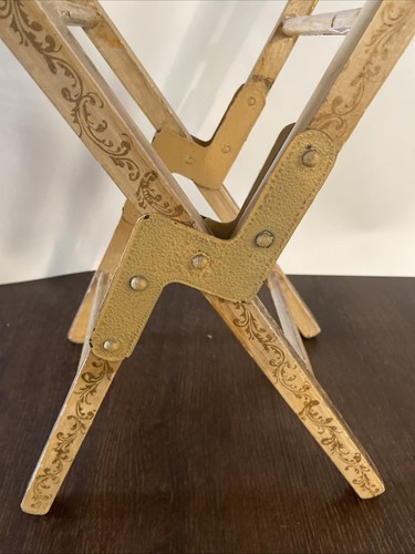 Antique Folding Stand for Tray - Picture 3 of 9